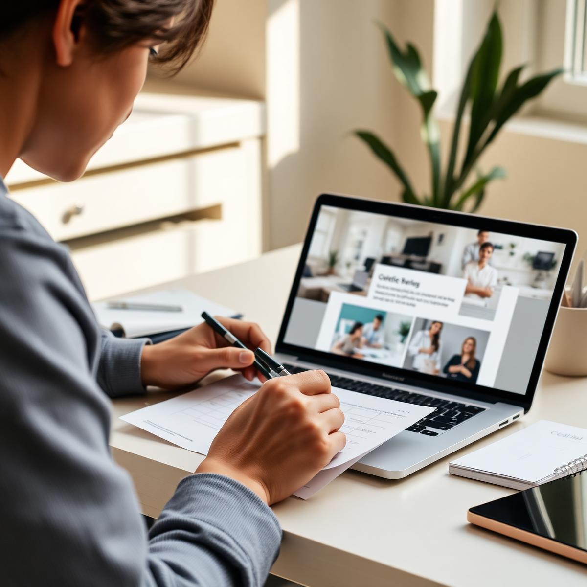 Equipe desenhando um site sob medida