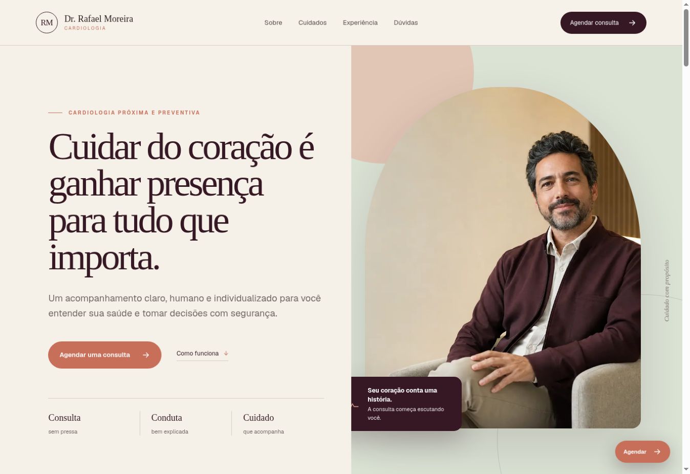 Preview do Dr. Rafael Moreira — Cardiologia em São José dos Campos