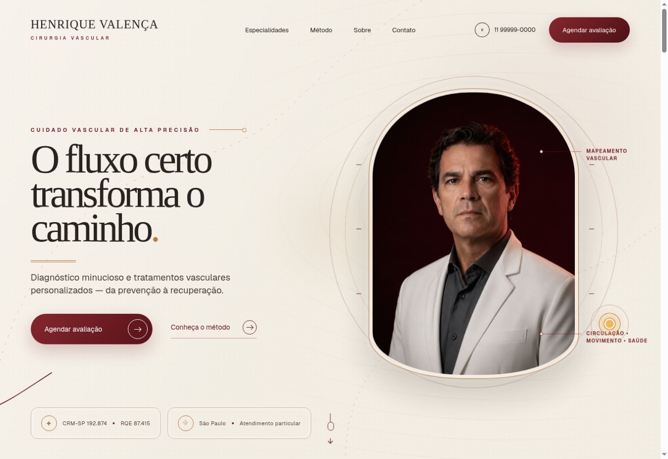 Preview do Dr. Henrique Valença — Cirurgia Vascular
