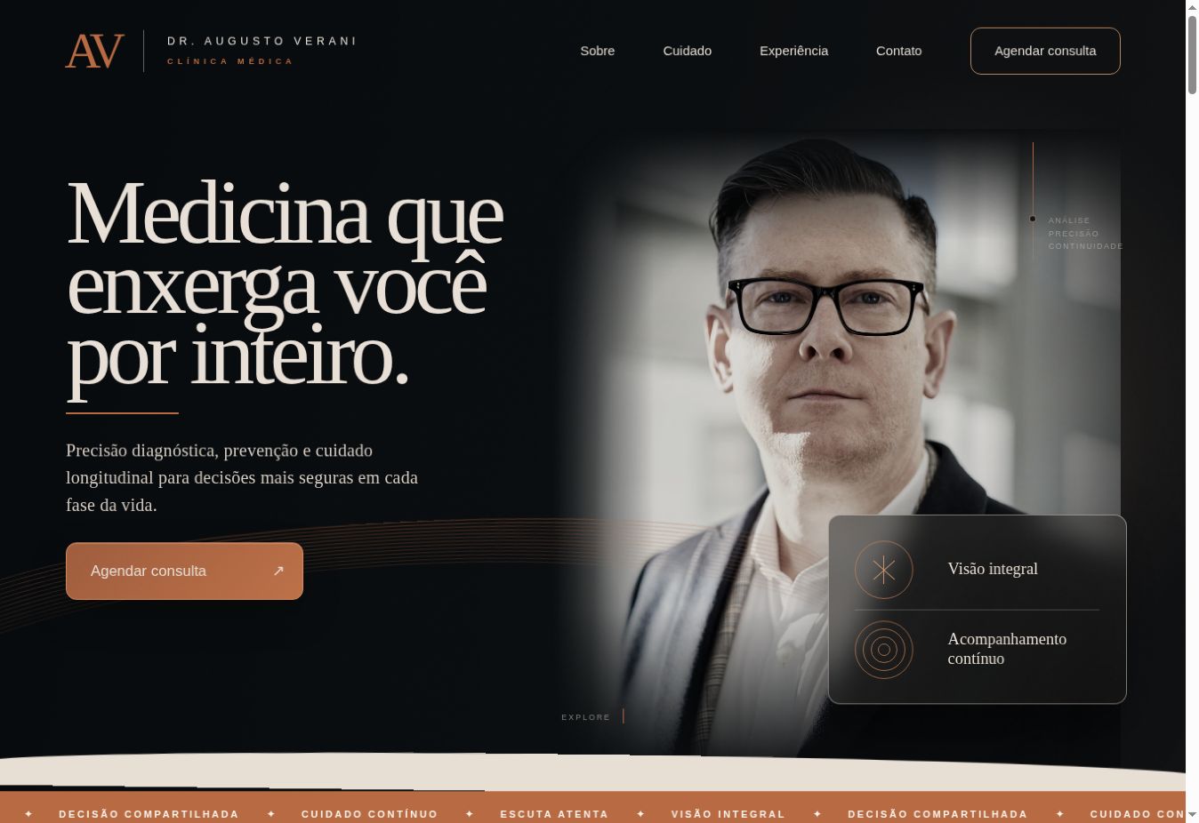 Preview do Dr. Augusto Verani — Clínica Médica
