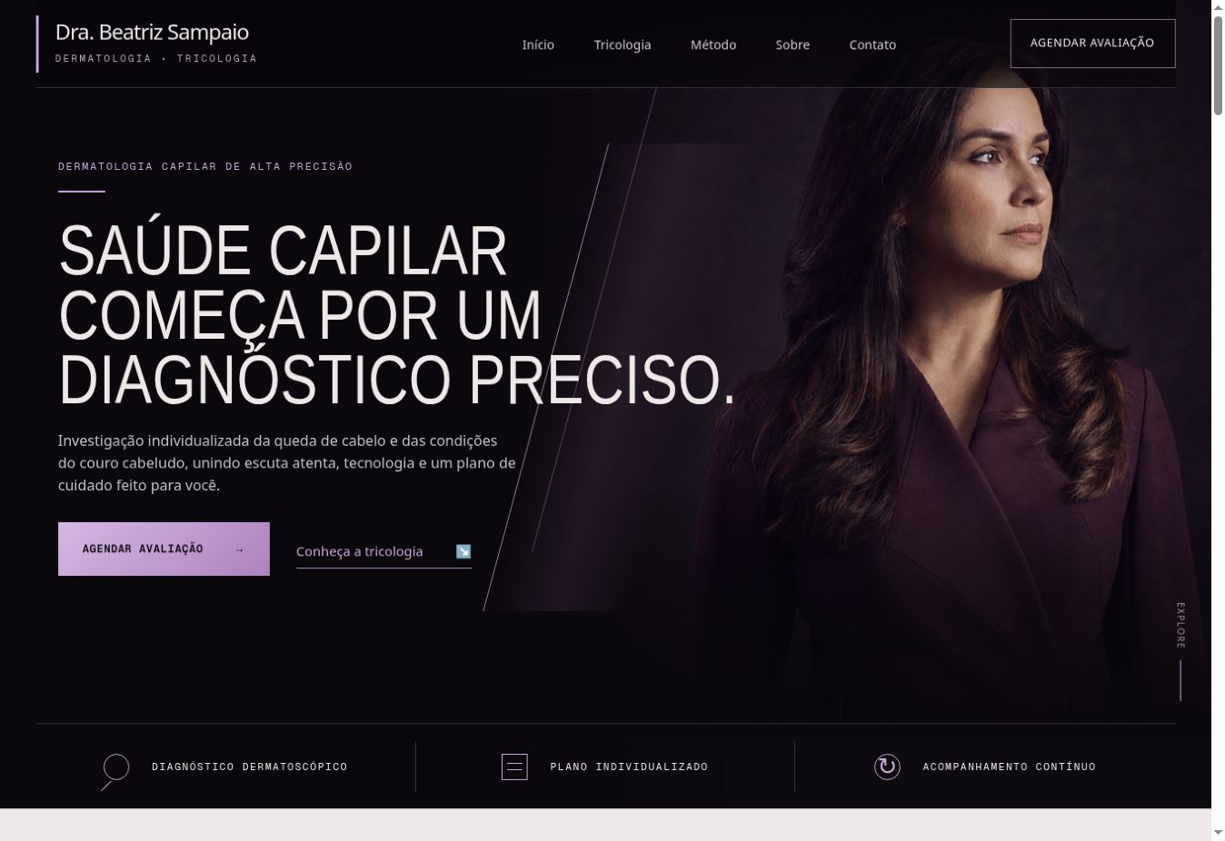Modelo Dra. Beatriz Sampaio