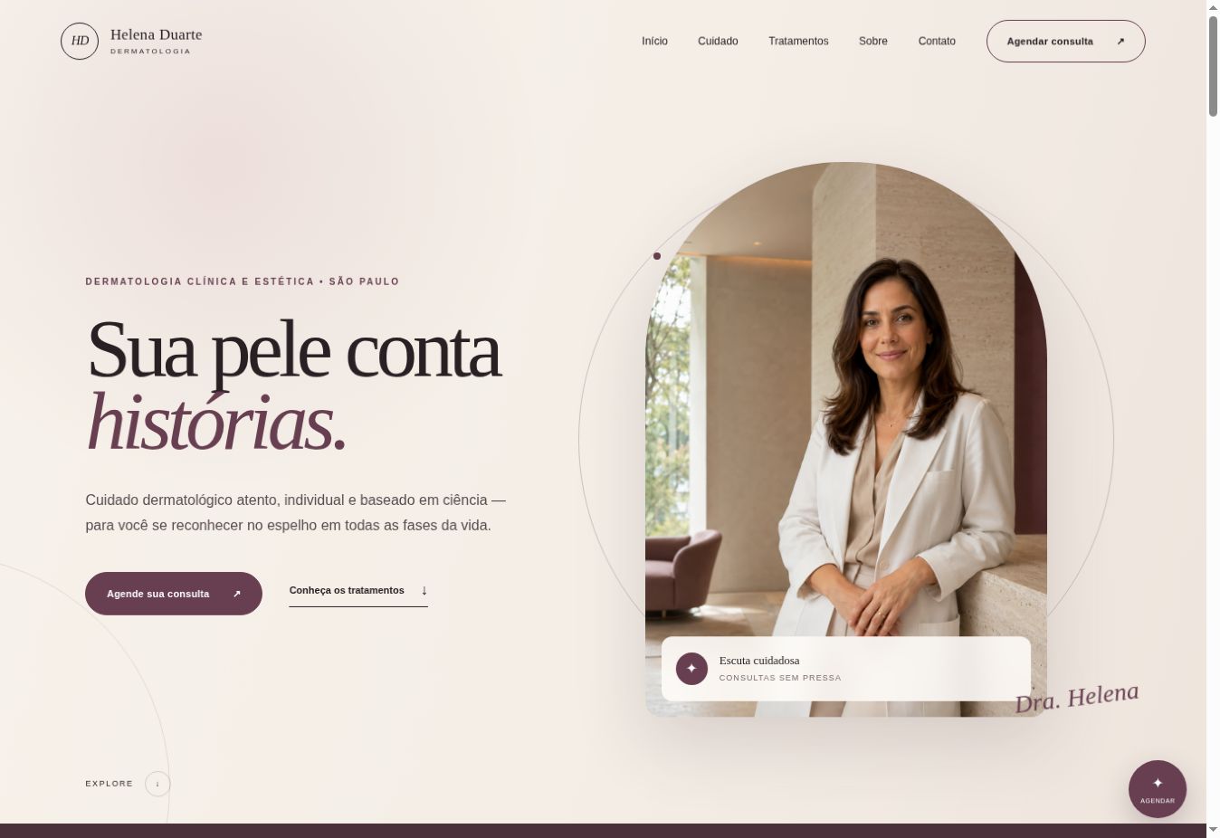 Preview do Dra. Helena Duarte — Dermatologia em São Paulo