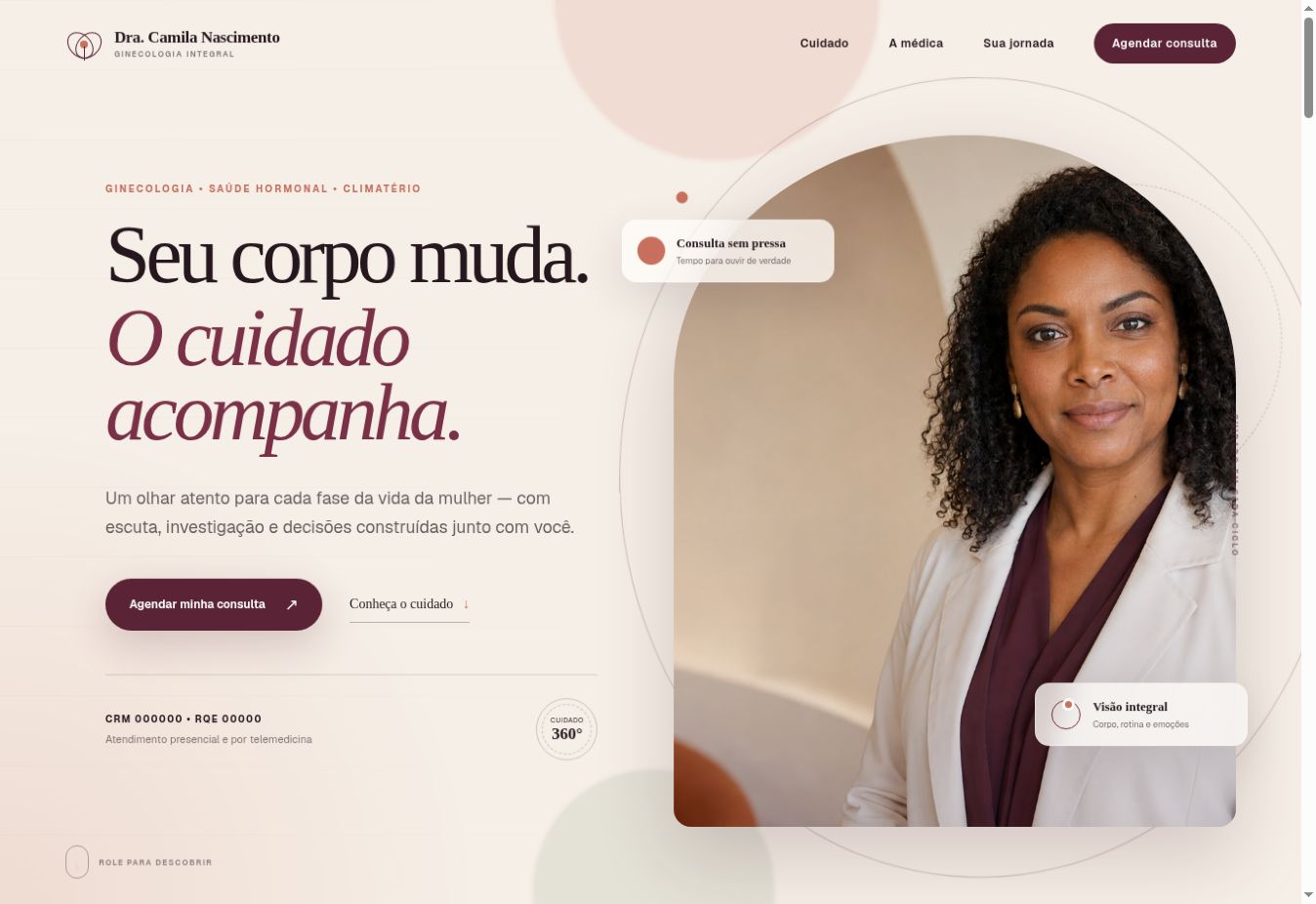 Preview do Dra. Camila Nascimento — Ginecologia