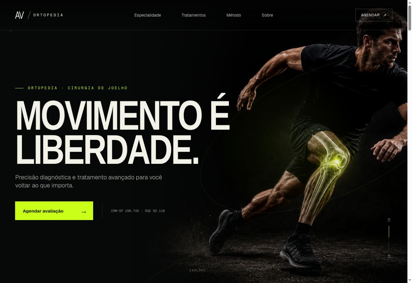 Preview do Dr. Augusto Valença — Ortopedia do Joelho